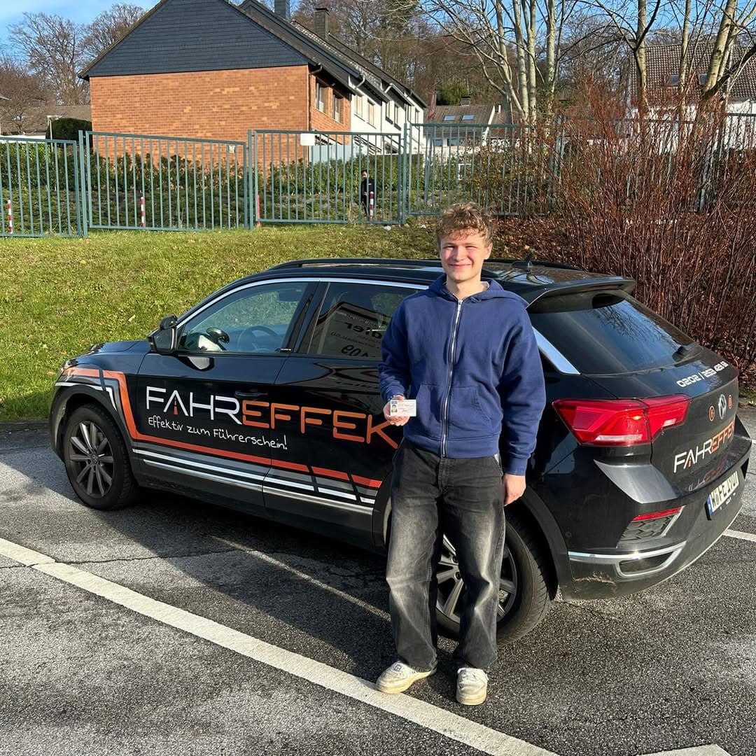 Liam - Erfolgreicher Fahrschüler